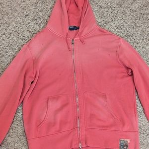 Vintage Ralph Lauren Polo Distressed Hoodie